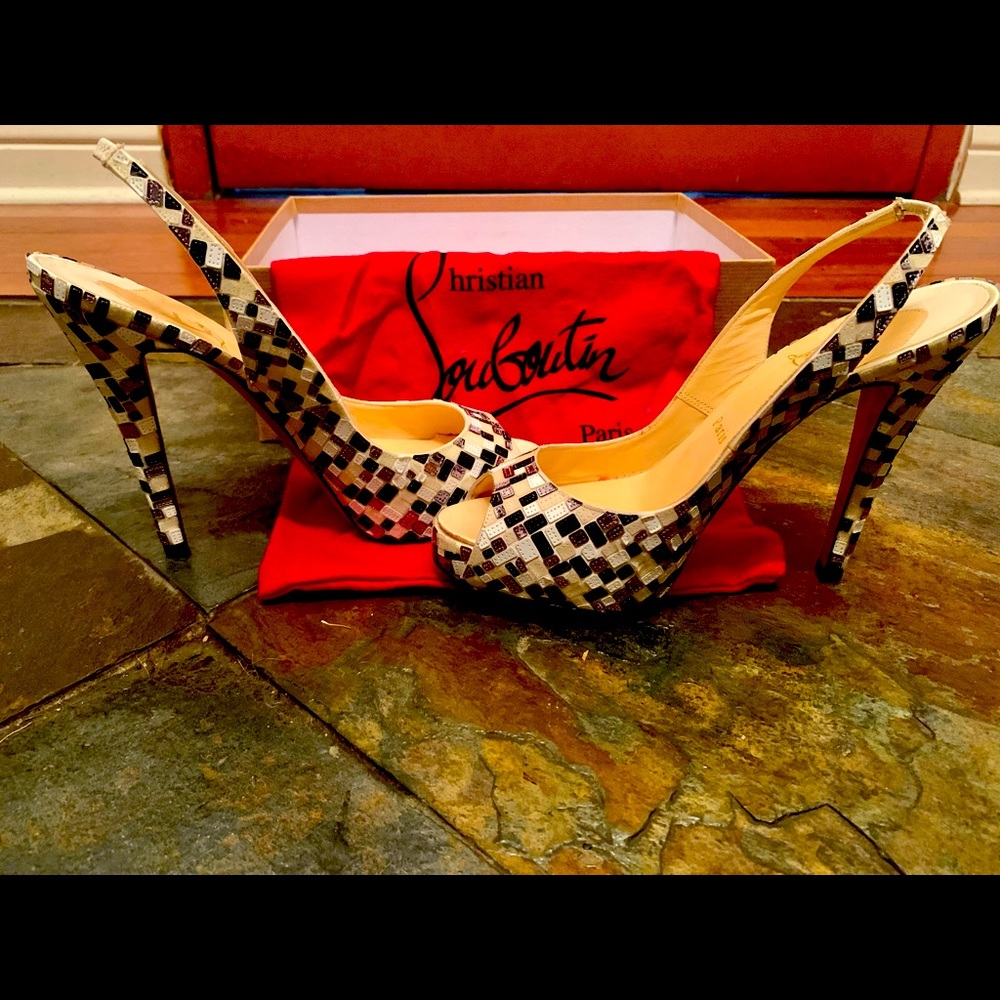 Christian Louboutin Slingback Pumps